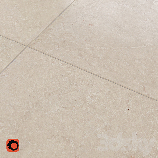 Tivoli Collection floor tile 3ds Max - thumbnail 3