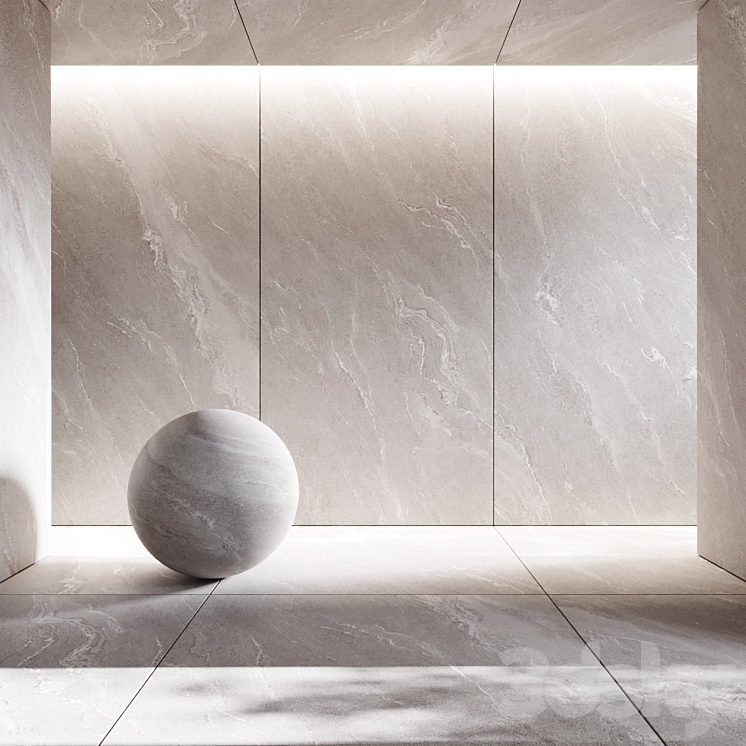 Tyrol Stone Porcelain Tile 3DS Max Model - thumbnail 1