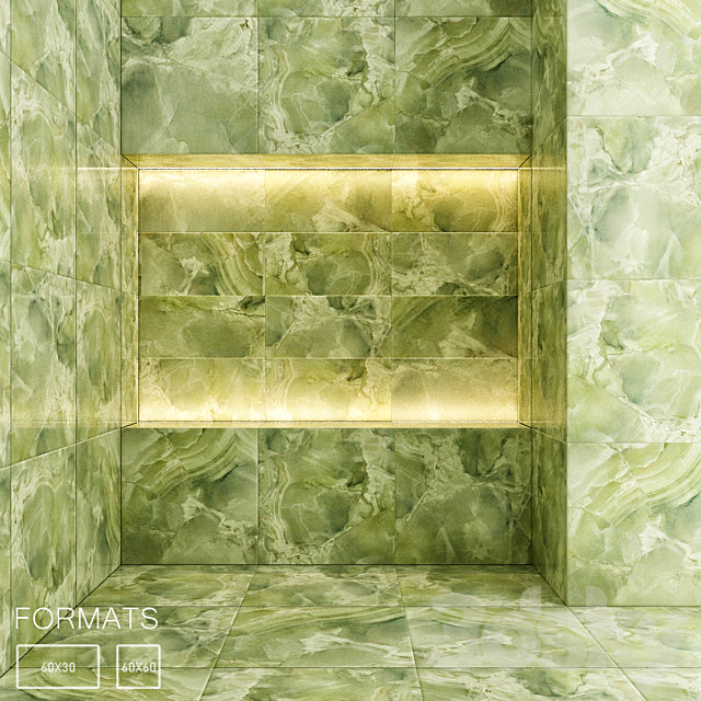 Wall and floor marble tiles No. 50 3ds Max - thumbnail 1