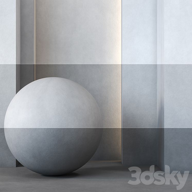 15 Decorative Plaster (15 Color) 4K Textures Seamless – Tileable 3DS Max - thumbnail 2