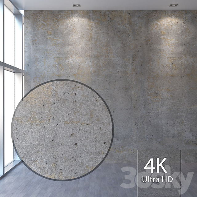 Concrete wall 385 3DSMax File - thumbnail 1