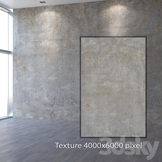 Concrete wall 385 3DSMax File - thumbnail 2