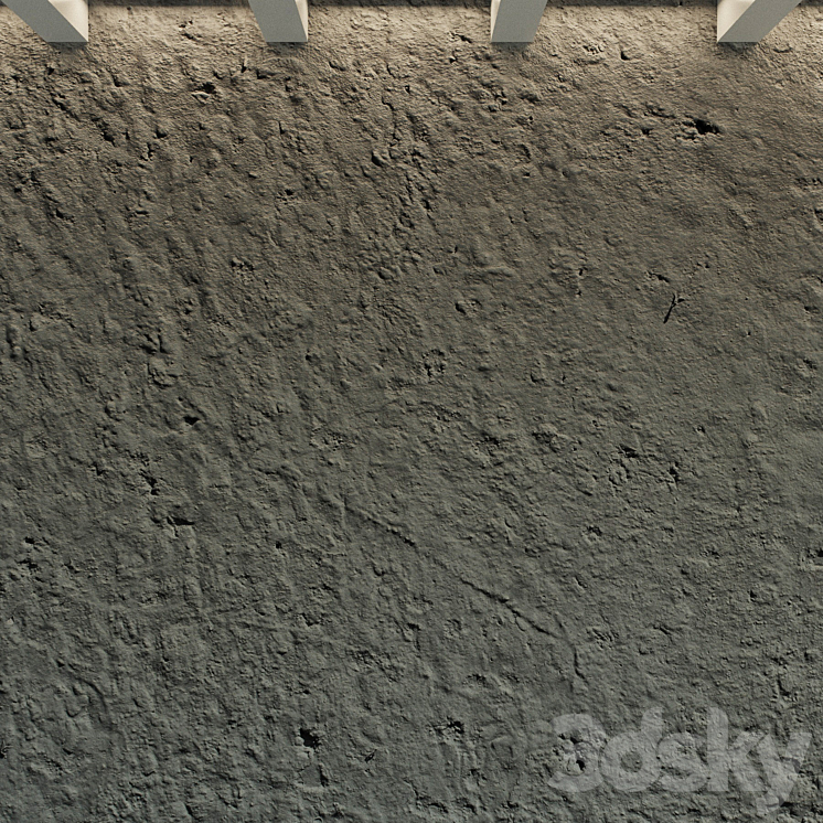 Concrete wall. Old concrete. 48 3DS Max - thumbnail 2