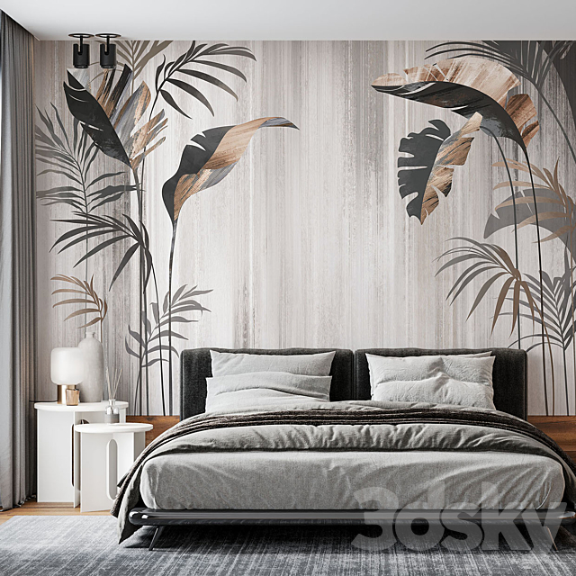 Creativille | wallpapers | 4250 Tropical Leaves 3DS Max Model - thumbnail 7