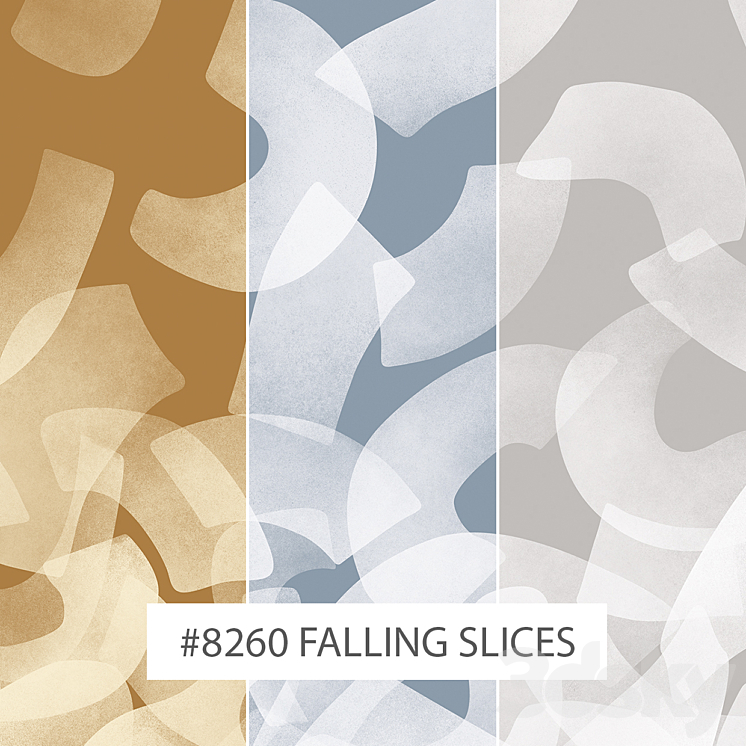 Creativille | wallpapers | 8260 Falling Slices 3DS Max - thumbnail 1