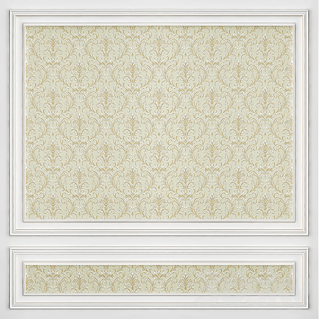 Damask wallpaper 3DSMax File - thumbnail 1