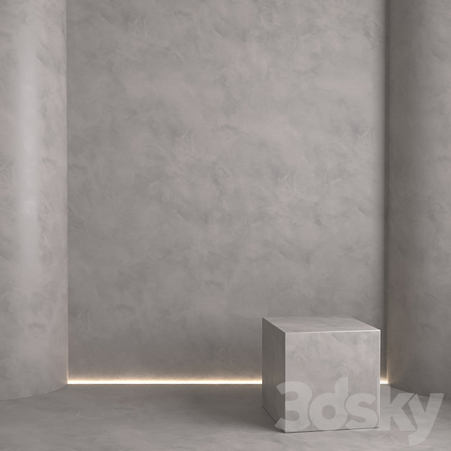 Decorative plaster 1 Stendeco 3ds Max - thumbnail 1