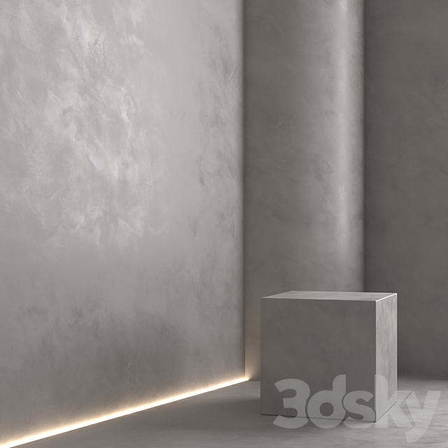 Decorative plaster 1 Stendeco 3ds Max - thumbnail 2