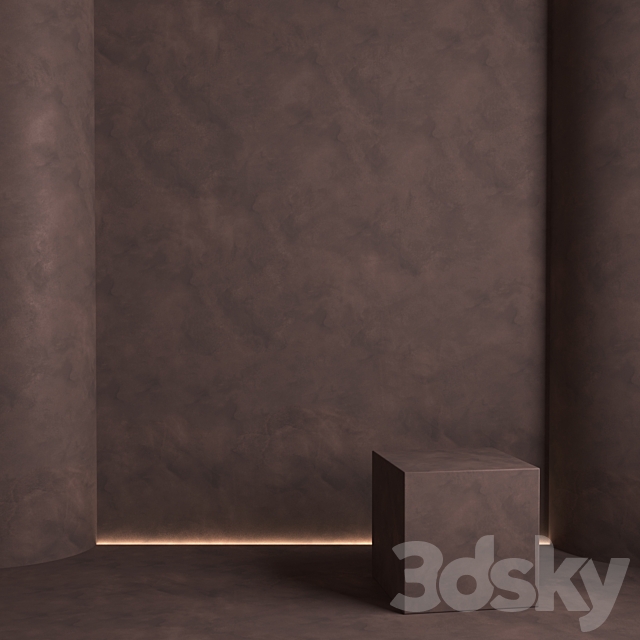 Decorative plaster 1 Stendeco 3ds Max - thumbnail 3