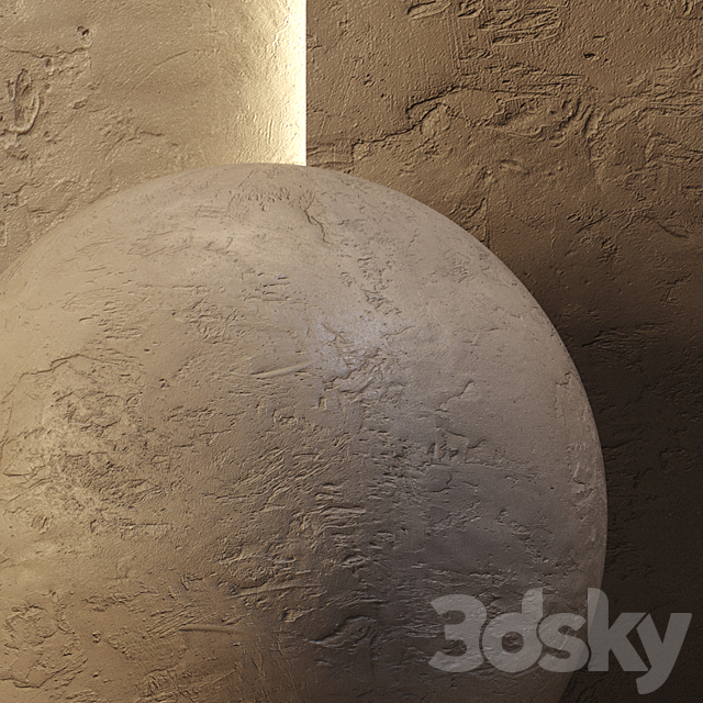 Decorative plaster 3ds Max - thumbnail 2