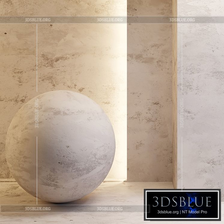 Decorative plaster 3DS Max - thumbnail 3