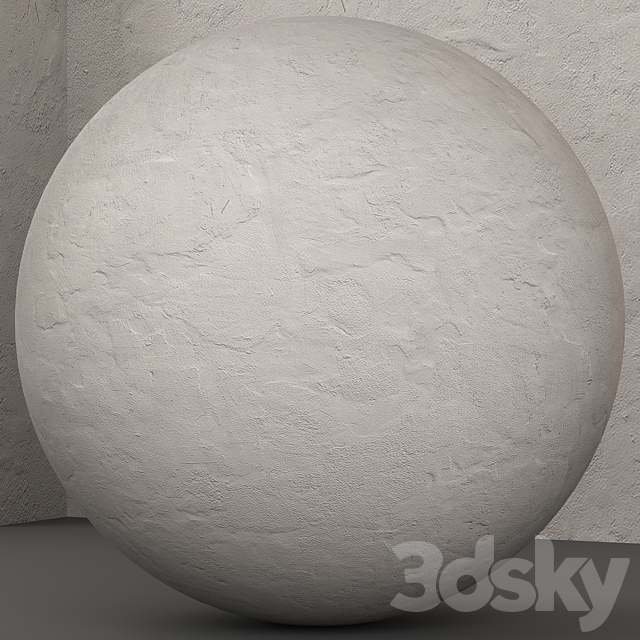 Decorative plaster concrete Decorative plaster 99 3DS Max Model - thumbnail 3