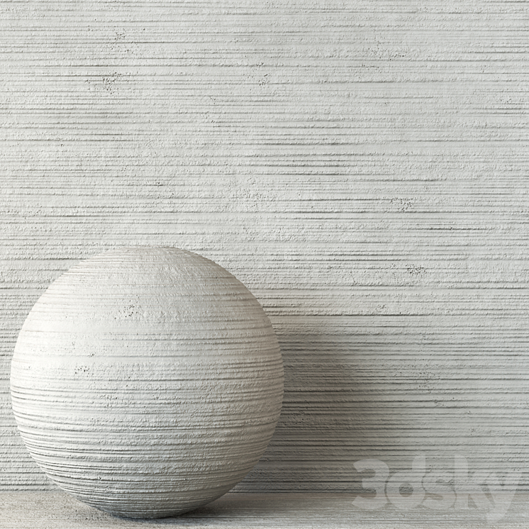 Decorative Wall Plaster Texture 4K – Seamless 3DS Max - thumbnail 2