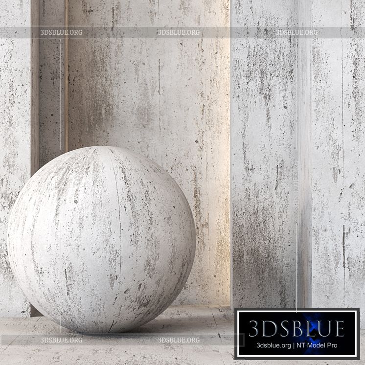 Grunge Stucco wall Texture 4K – Seamless 3DS Max - thumbnail 3