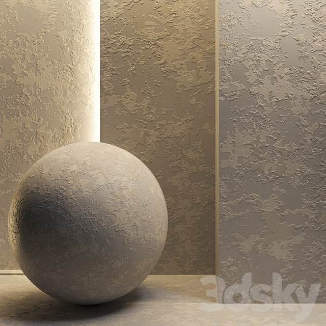 Layered stucco 3ds Max - thumbnail 1