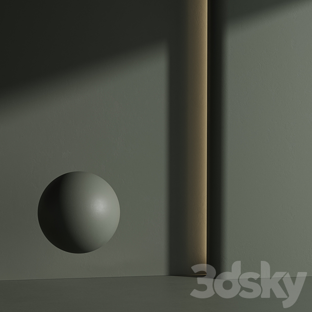 Matte wall paint 002 3DS Max Model - thumbnail 7