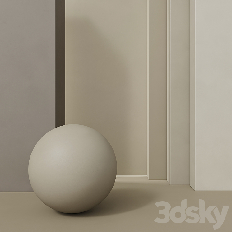 Matte wall paint 3DS Max Model - thumbnail 1