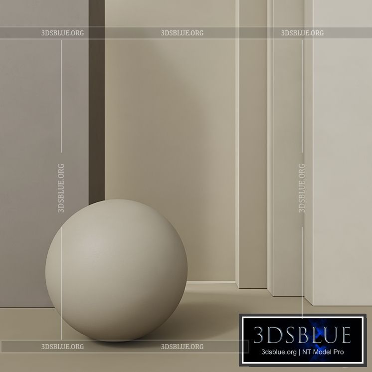 Matte wall paint 3DS Max - thumbnail 3