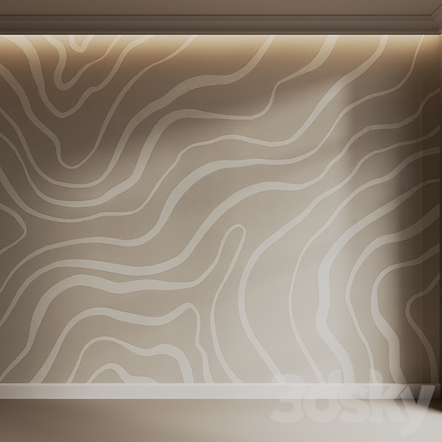 Neutral Abstract Wallpaper Set 3DS Max Model - thumbnail 4