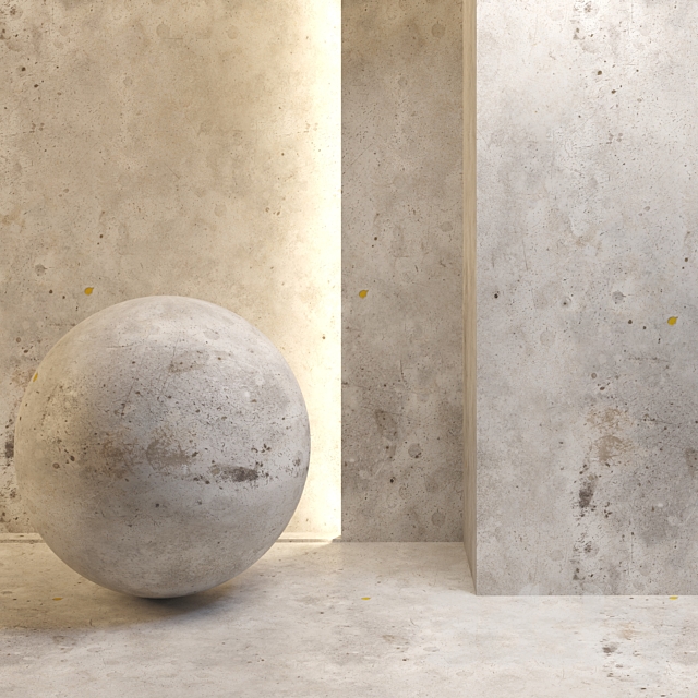 Old concrete 3ds Max - thumbnail 1