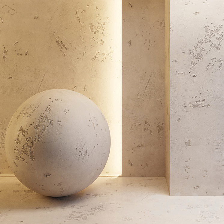 Plaster 3DS Max Model - thumbnail 1