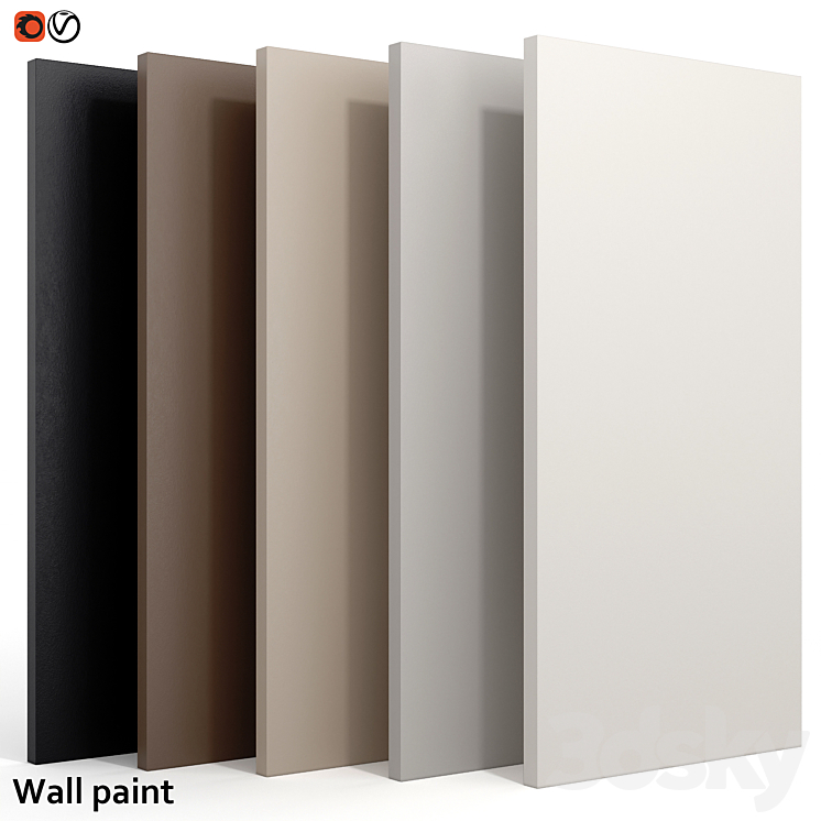 Wall paint 3DS Max Model - thumbnail 1