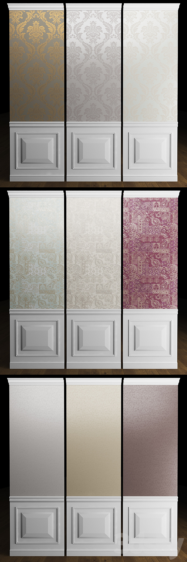 Wallpaper Persian chic Grandeco 3ds Max - thumbnail 3