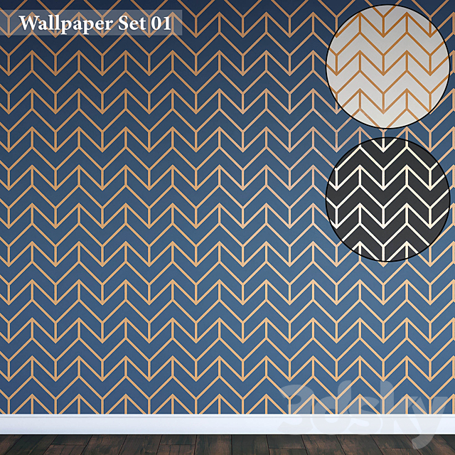 Wallpapers Set 01 3DSMax File - thumbnail 1