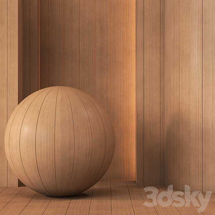 Decorative Plank wood Texture 4K – Seamless – Tileable 3DS Max Model - thumbnail 1