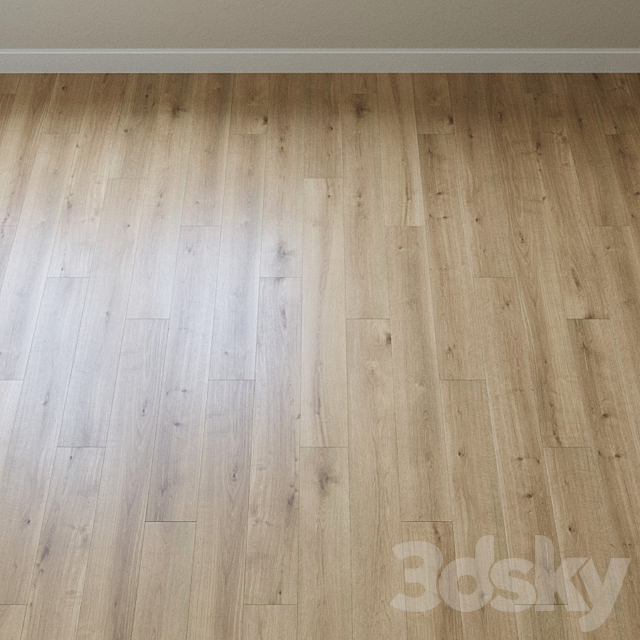 Laminate haro tritty 90 oak melina puro 3DS Max Model - thumbnail 2