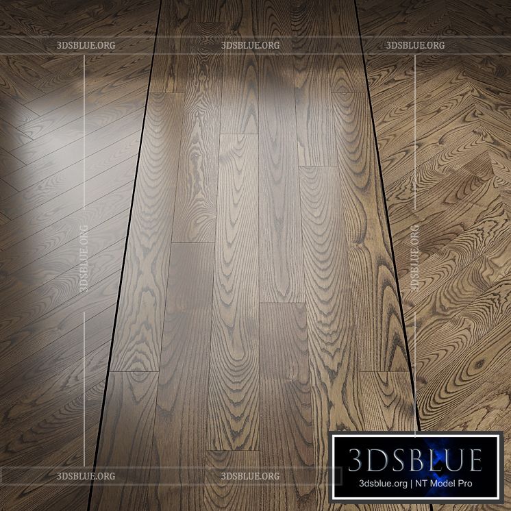 Mocha ash parquet 3DS Max - thumbnail 3