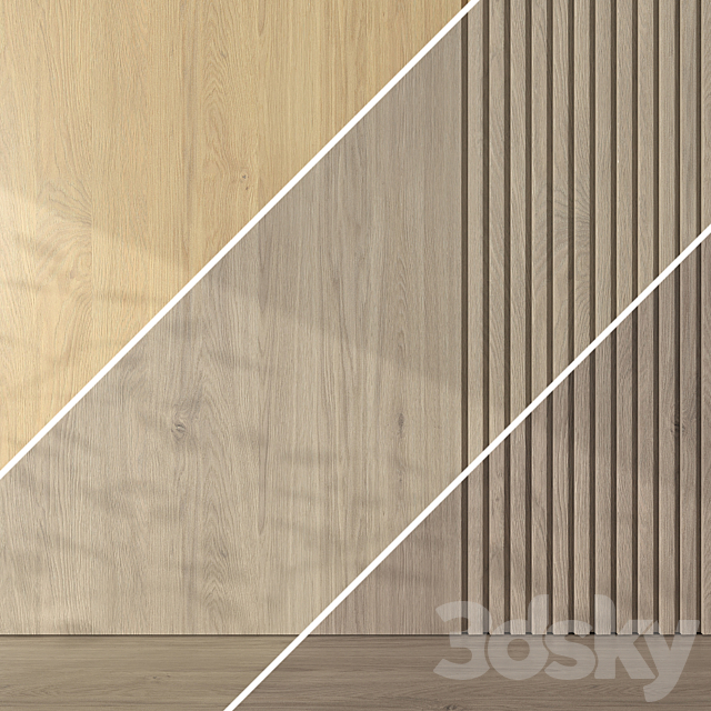 Oak texture 021 3DS Max Model - thumbnail 4