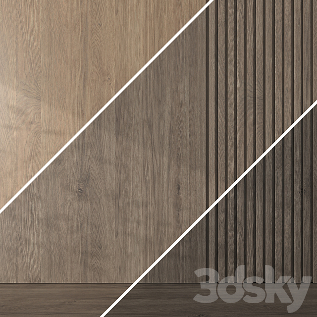 Oak texture 021 3DS Max Model - thumbnail 5