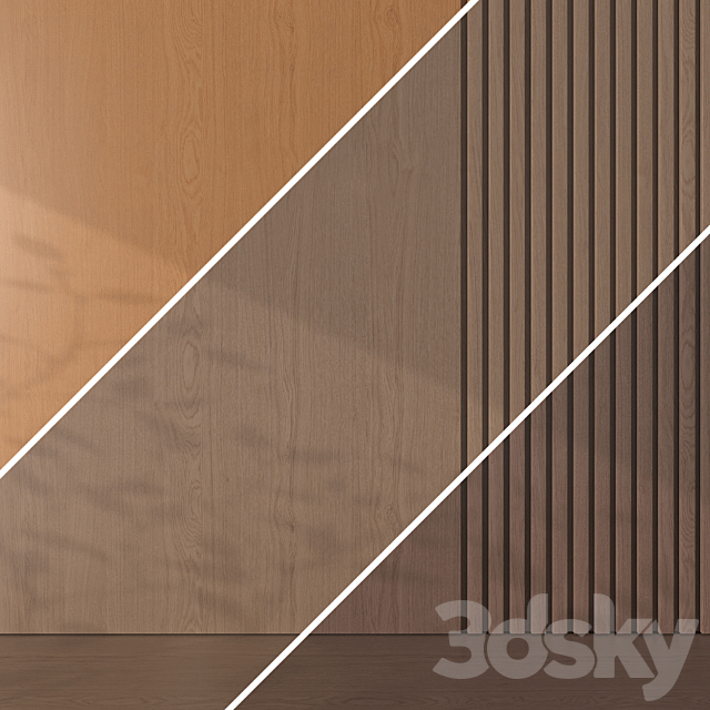 Oak texture 094 3DS Max Model - thumbnail 4