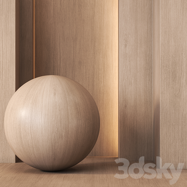 Oak Wood Texture 4K – Seamless – 3 Colors 3ds Max - thumbnail 1