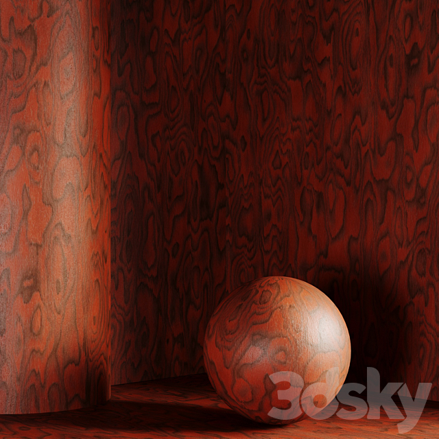 Painted plywood 02 3ds Max - thumbnail 3