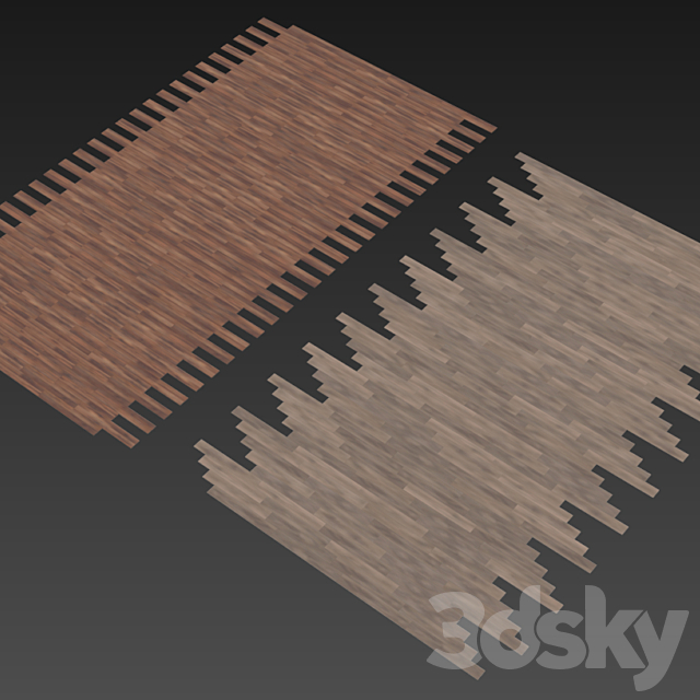 Parquet 20 (2 species. without the use of plug-ins) 3DSMax File - thumbnail 3