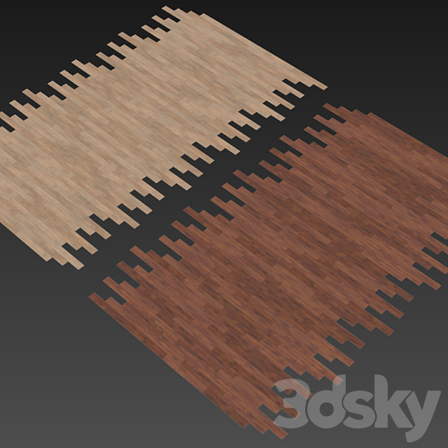 Parquet 21 (2 species without the use of plug-ins) 3DS Max Model - thumbnail 3