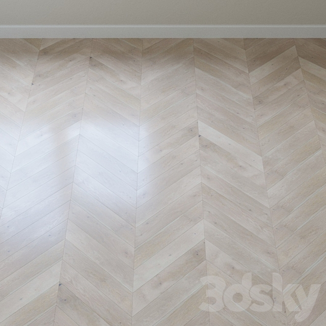 Parquet board Barlinek Senses Oak Touch 3DS Max Model - thumbnail 4