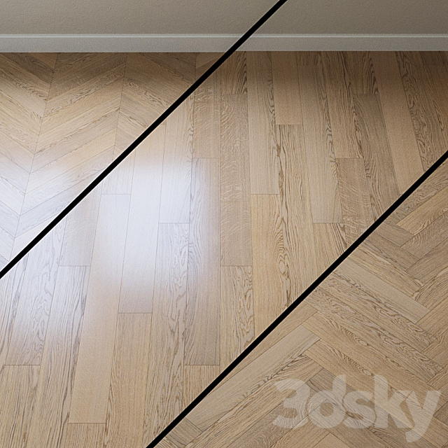 Parquet board Upofloor (Upofloor) oak oak 3ds Max - thumbnail 1