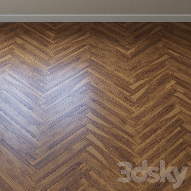 Parquet Krono Original Vintge Classic Appalachian Pecan 3ds Max - thumbnail 3