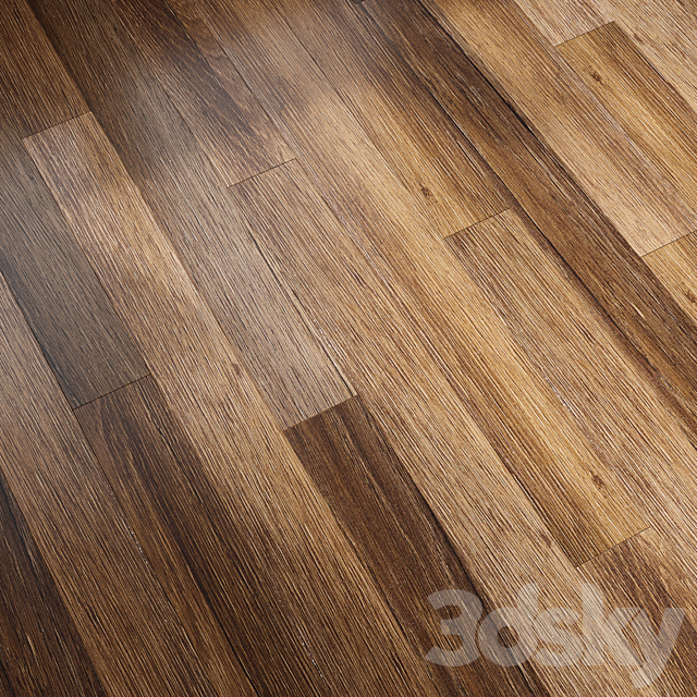 Parquet oak alexandria 3DS Max Model - thumbnail 2