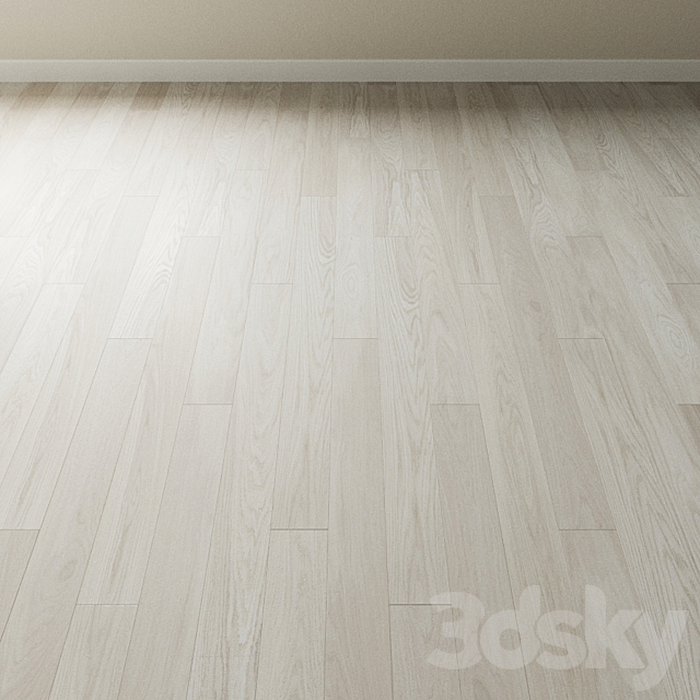 Parquet oak Coswick. Inspire Albatros Bleached 3ds Max - thumbnail 2