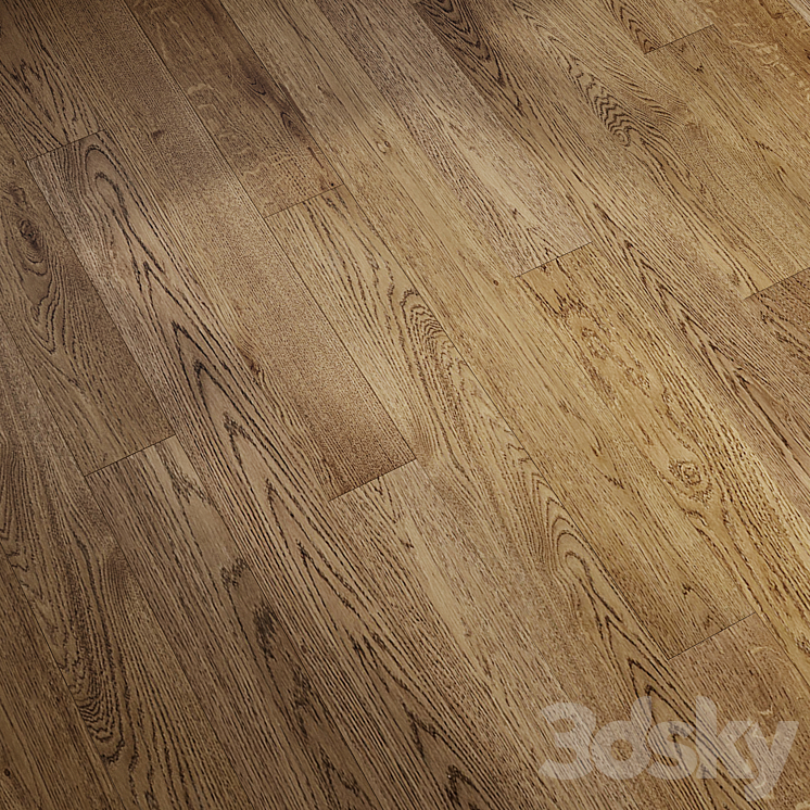 Parquet oak shabo 3DS Max Model - thumbnail 2