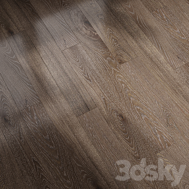 Parquet oak smoky topaz 3DS Max Model - thumbnail 3