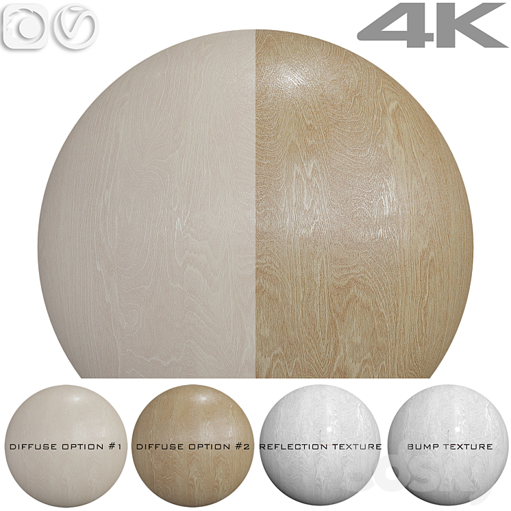 Seamless texture – Birch 3DS Max Model - thumbnail 1