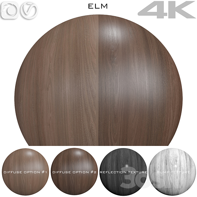 Seamless texture – Elm 2 3ds Max - thumbnail 1