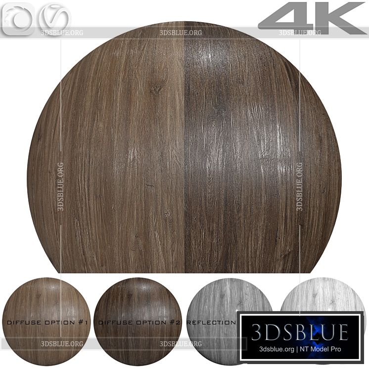 Seamless texture – Oak 3DS Max - thumbnail 3