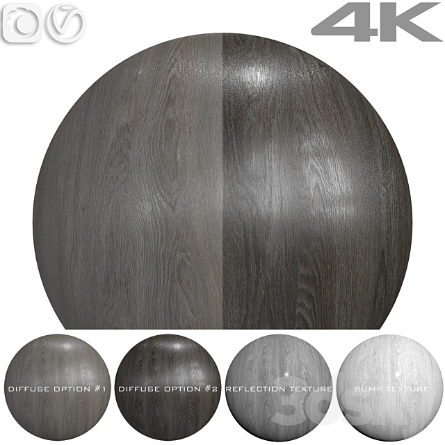 Seamless textures – OAK 3ds Max - thumbnail 1