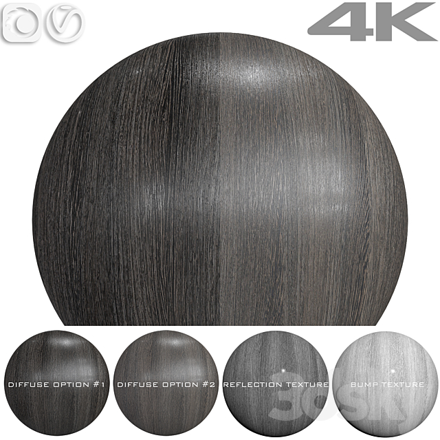 Seamless textures – WENGE 3ds Max - thumbnail 1